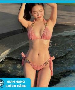 Bộ Bikini 2 Mảnh Dây Xích Điều Chỉnh Được Thời Trang Sexy