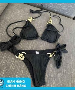 Bộ Bikini 2 Mảnh Dây Xích Điều Chỉnh Được Thời Trang Sexy