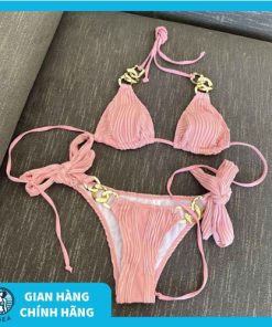 Bộ Bikini 2 Mảnh Dây Xích Điều Chỉnh Được Thời Trang Sexy